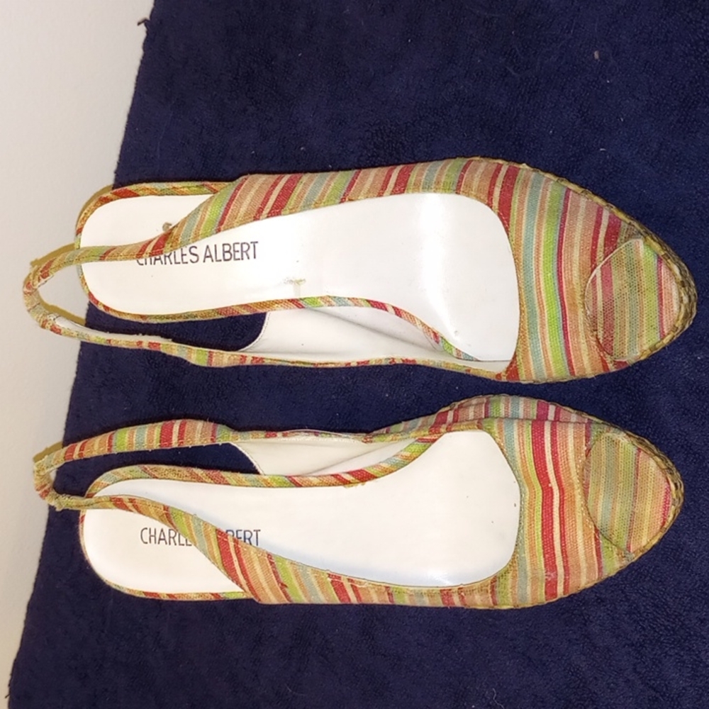 Summer heeled slingback